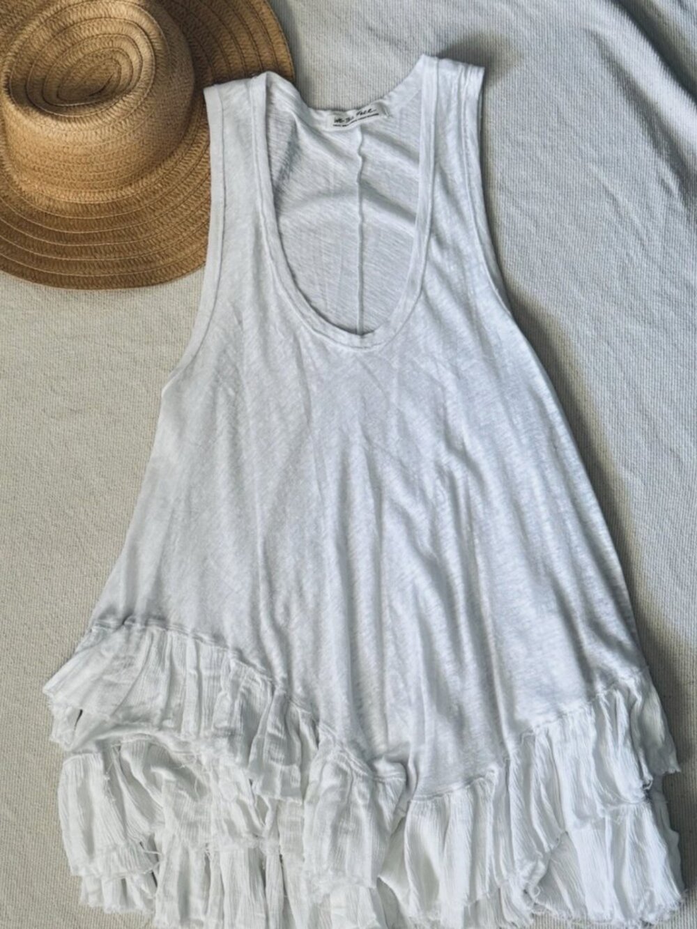 We The Free Shimmy Tunic In linen/Cotton Blend by Free People - Picture 4 of 5